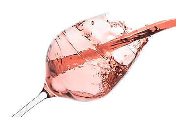 Image showing rose wine