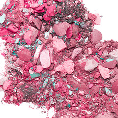 Image showing crushed eyeshadows