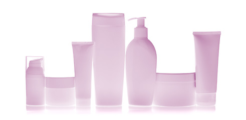 Image showing cosmetic bottles