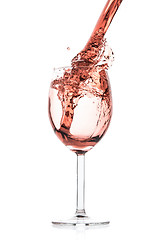 Image showing rose wine