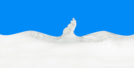 Image showing milk splash