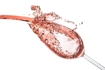 Image showing rose wine