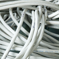 Image showing network cables concept