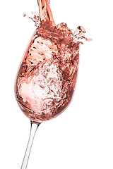 Image showing rose wine