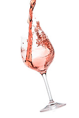 Image showing rose wine