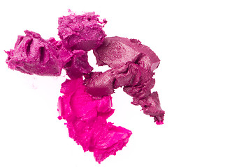 Image showing scraps of lipstick