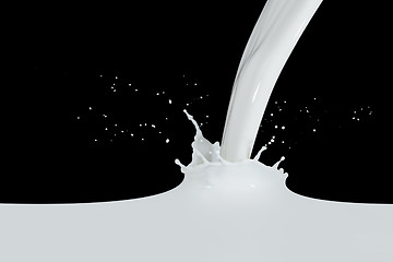 Image showing milk splash