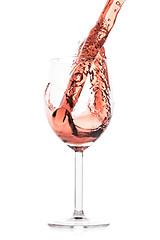 Image showing rose wine