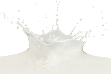 Image showing milk splash