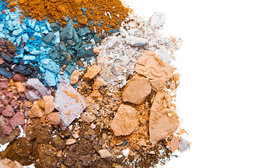 Image showing crushed eyeshadows