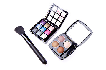 Image showing compact eyeshadows