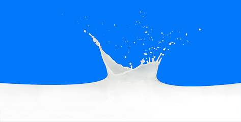 Image showing milk splash