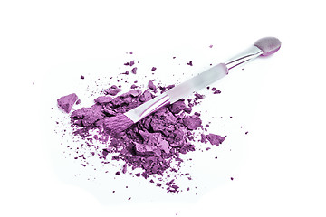 Image showing crushed eyeshadow