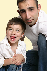 Image showing Father and son