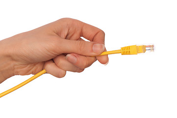 Image showing LAN cord