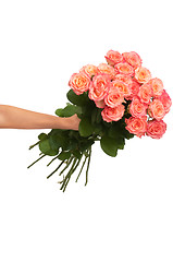 Image showing big bouquet of roses