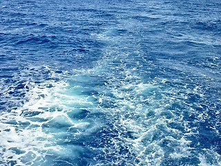 Image showing water waves in an ocean