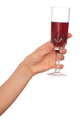 Image showing Champagne glass