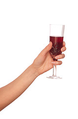 Image showing Champagne glass