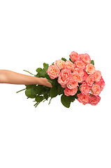 Image showing big bouquet of roses