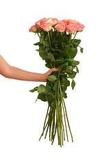 Image showing big bouquet of roses