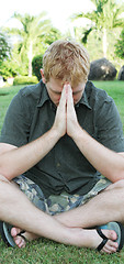 Image showing Praying for a miracle