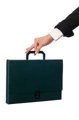 Image showing Suitcase with contracts