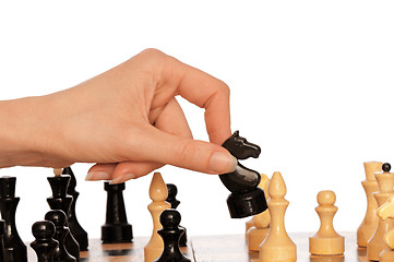 Image showing playing chess