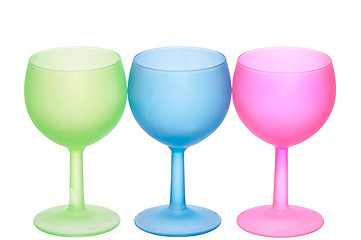 Image showing three wine glasses