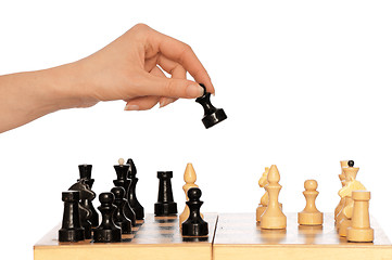 Image showing playing chess