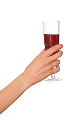 Image showing Champagne glass