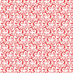 Image showing seamless floral patten