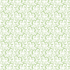 Image showing seamless floral patten