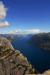 Image showing Lysefjorden, lysebotn