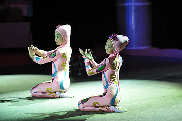 Image showing Chinese circus, 29.10.2012, city of Orenburg, Southern Ural, Russia