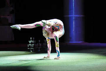 Image showing Chinese circus, 29.10.2012, city of Orenburg, Southern Ural, Russia