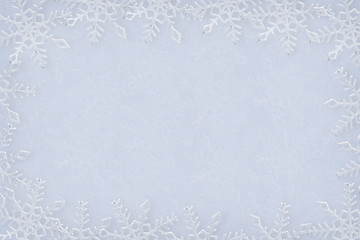 Image showing Snowflakes background