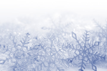 Image showing Snowflakes background