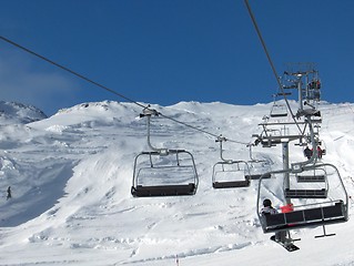 Image showing Roni skilift, Hemsedal, Norway