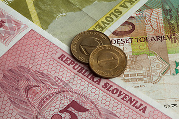 Image showing The money from Slovenia