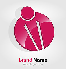 Image showing Abstract brand logo/logotype