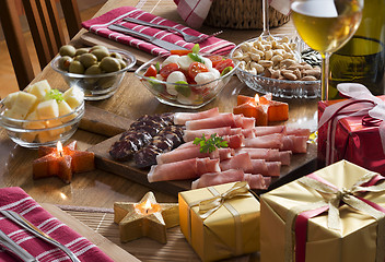 Image showing Holiday feast