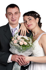 Image showing Bride and groom