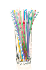 Image showing Cocktail straws