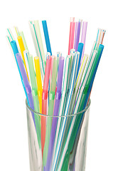 Image showing Cocktail straws