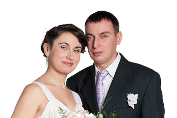 Image showing Bride and groom