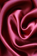 Image showing Pink elegant silk as background