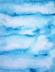 Image showing Abstract watercolor background on paper texture