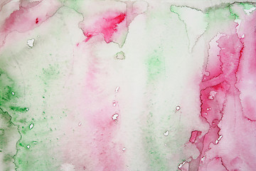 Image showing Abstract watercolor background on paper texture