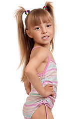 Image showing Girl wearing swimsuit